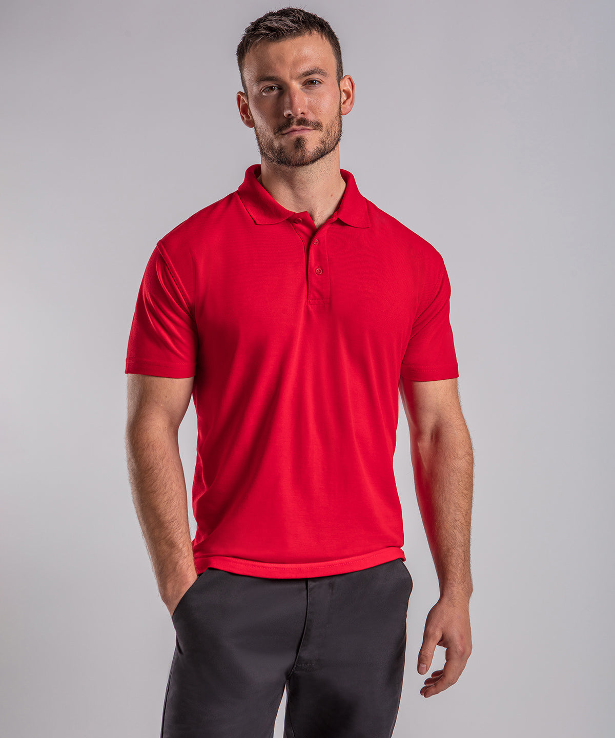 Tryck din logga på Piké från ProRTX - Anpassa Pro Polyester Polo i färgen för företag, föreningar och privatpersoner