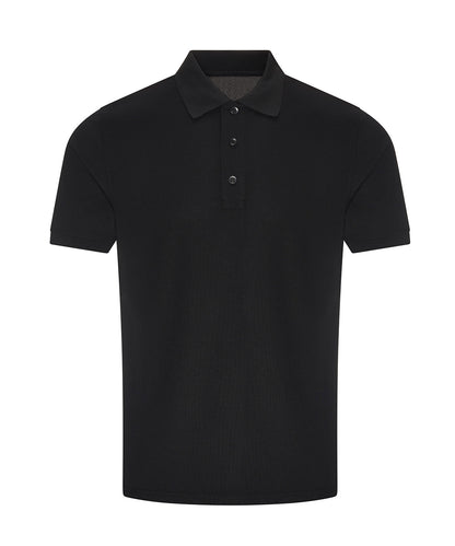 Tryck din logga på Piké från ProRTX - Anpassa Wicking Performance Polo i färgen Svart för företag, föreningar och privatpersoner