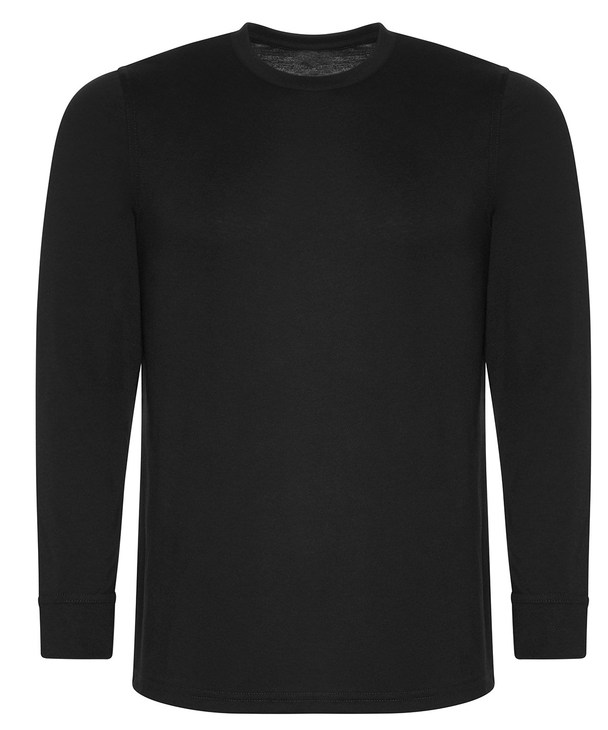 Tryck din logga på T-shirts från ProRTX - Anpassa Pro långärmad t-shirt - Herr i färgen Svart för företag, föreningar och privatpersoner