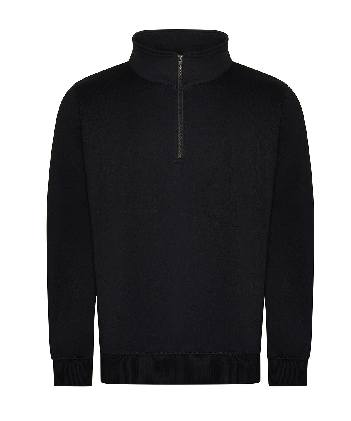 Tryck din logga på Sweatshirts från ProRTX - Anpassa ProRTX - Pro-hals Sweatshirt med Dragkedja i färgen Svart för företag, föreningar och privatpersoner
