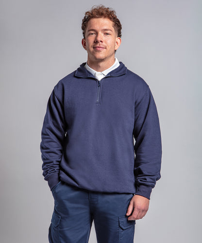 Tryck din logga på Sweatshirts från ProRTX - Anpassa ProRTX - Pro-hals Sweatshirt med Dragkedja i färgen för företag, föreningar och privatpersoner