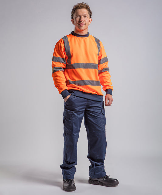 Tryck din logga på Sweatshirts från ProRTX High Visibility - Anpassa ProRTX - High Visibility Sweatshirt i färgen för företag, föreningar och privatpersoner