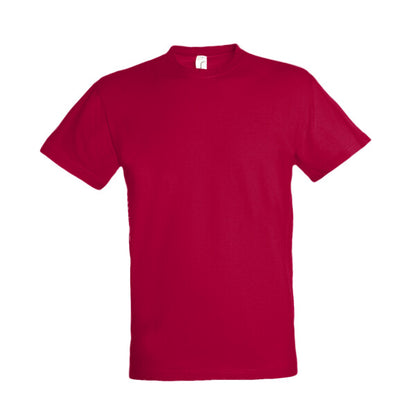 Tryck din logga på från Impala Print Shop - Anpassa SOL'S SOL'S Regent T-Shirt 11380 i färgen Rött för företag, föreningar och privatpersoner
