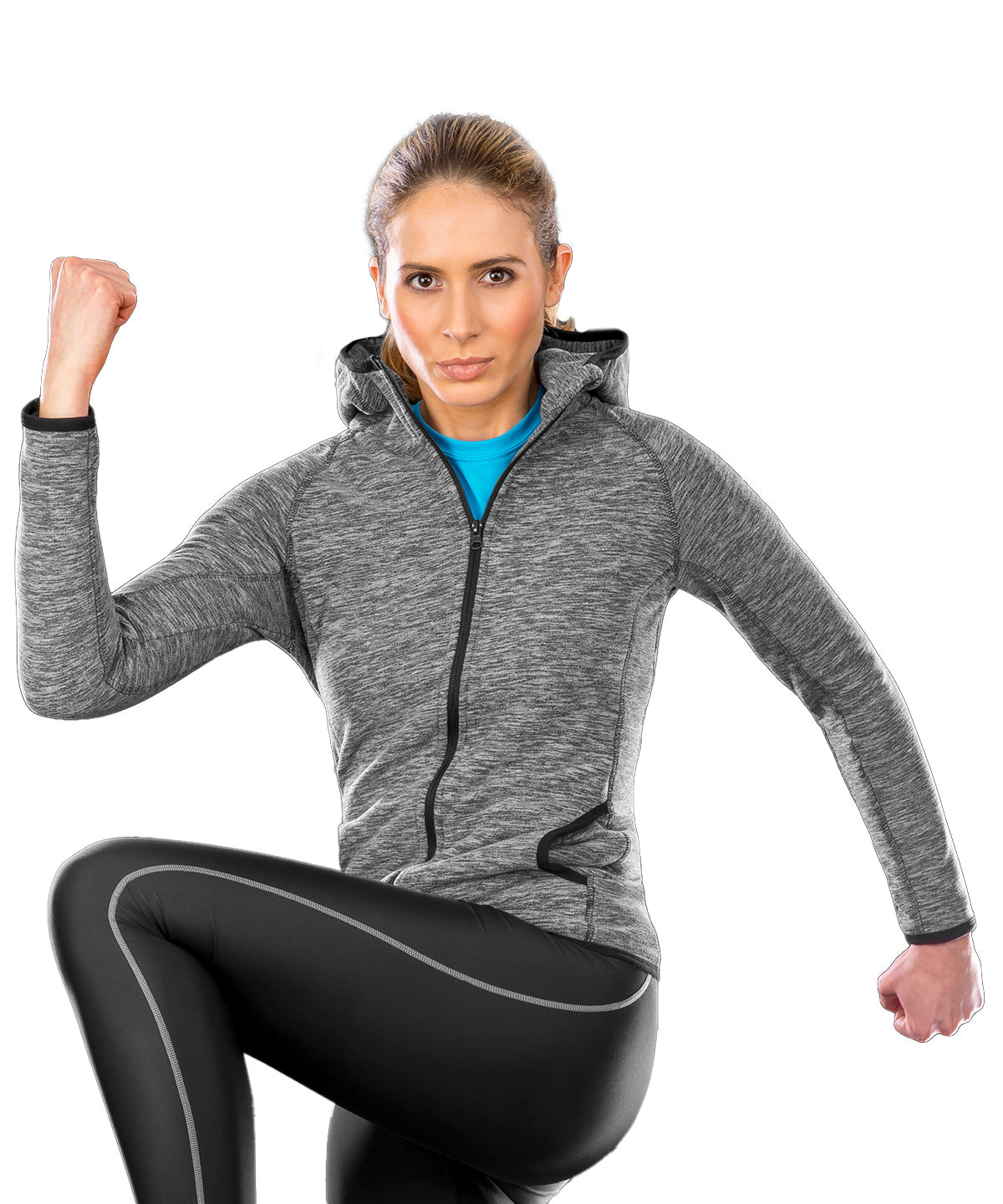 Tryck din logga på Hoodies från Spiro - Anpassa Spiro Dam - Microfleece-Hoodie i färgen för företag, föreningar och privatpersoner