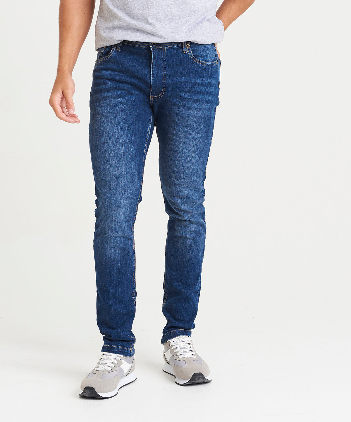 Tryck din logga på Jeans från AWDis So Denim - Anpassa Max smala jeans i färgen för företag, föreningar och privatpersoner