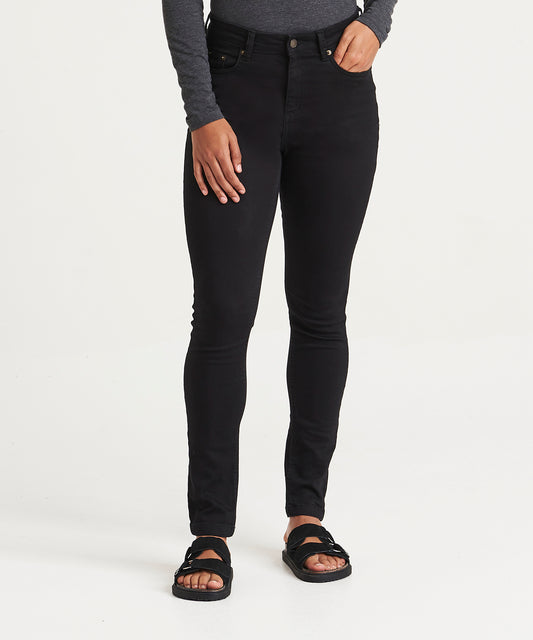 Tryck din logga på Jeans från AWDis So Denim - Anpassa Lara skinny jeans för damer i färgen för företag, föreningar och privatpersoner