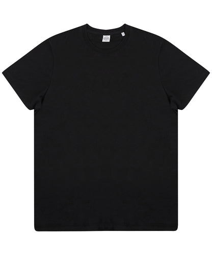 Tryck din logga på T-shirts från SF - Anpassa Unisex T-shirt – Hållbar produktion i färgen Svart för företag, föreningar och privatpersoner