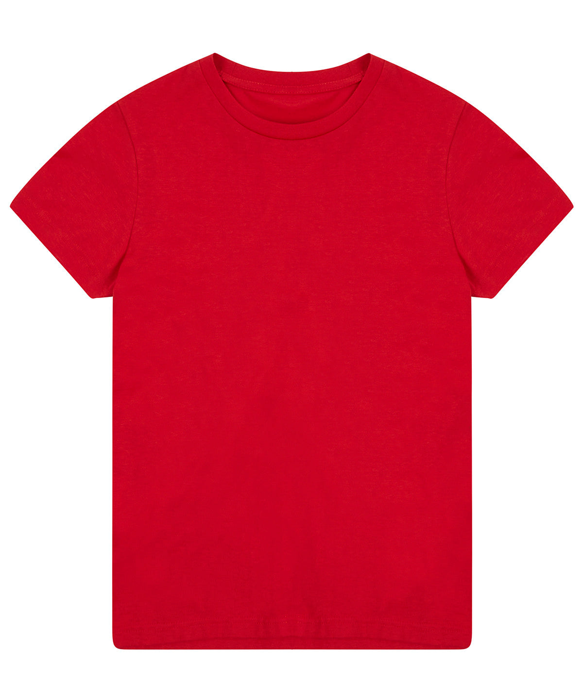 Tryck din logga på T-shirts från SF - Anpassa Unisex T-shirt – Hållbar produktion i färgen Ljusröd för företag, föreningar och privatpersoner