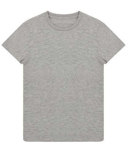 Tryck din logga på T-shirts från SF - Anpassa Unisex T-shirt – Hållbar produktion i färgen Ljunggrå för företag, föreningar och privatpersoner
