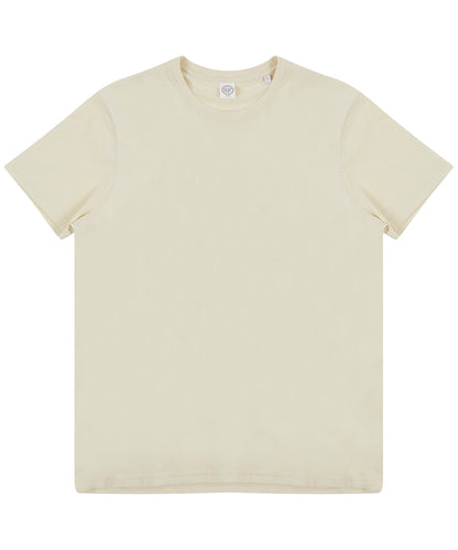 Tryck din logga på T-shirts från SF - Anpassa Unisex T-shirt – Hållbar produktion i färgen Naturligt för företag, föreningar och privatpersoner
