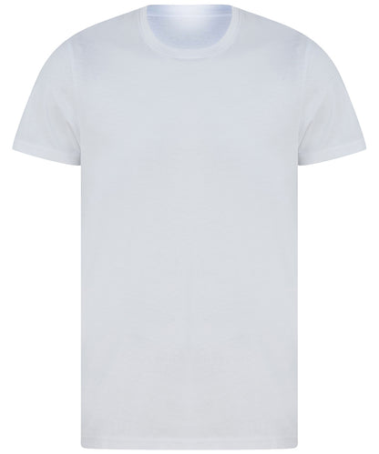 Tryck din logga på T-shirts från SF - Anpassa Unisex Ekologisk T-shirt i färgen Vit för företag, föreningar och privatpersoner