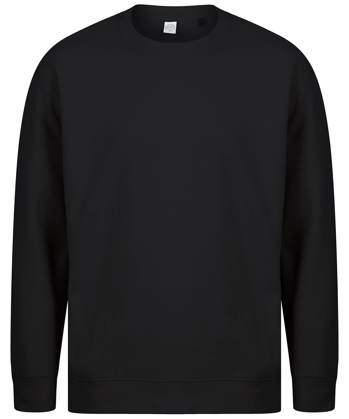 Tryck din logga på Sweatshirts från SF - Anpassa SF Unisex - Sweatshirt i färgen Svart för företag, föreningar och privatpersoner