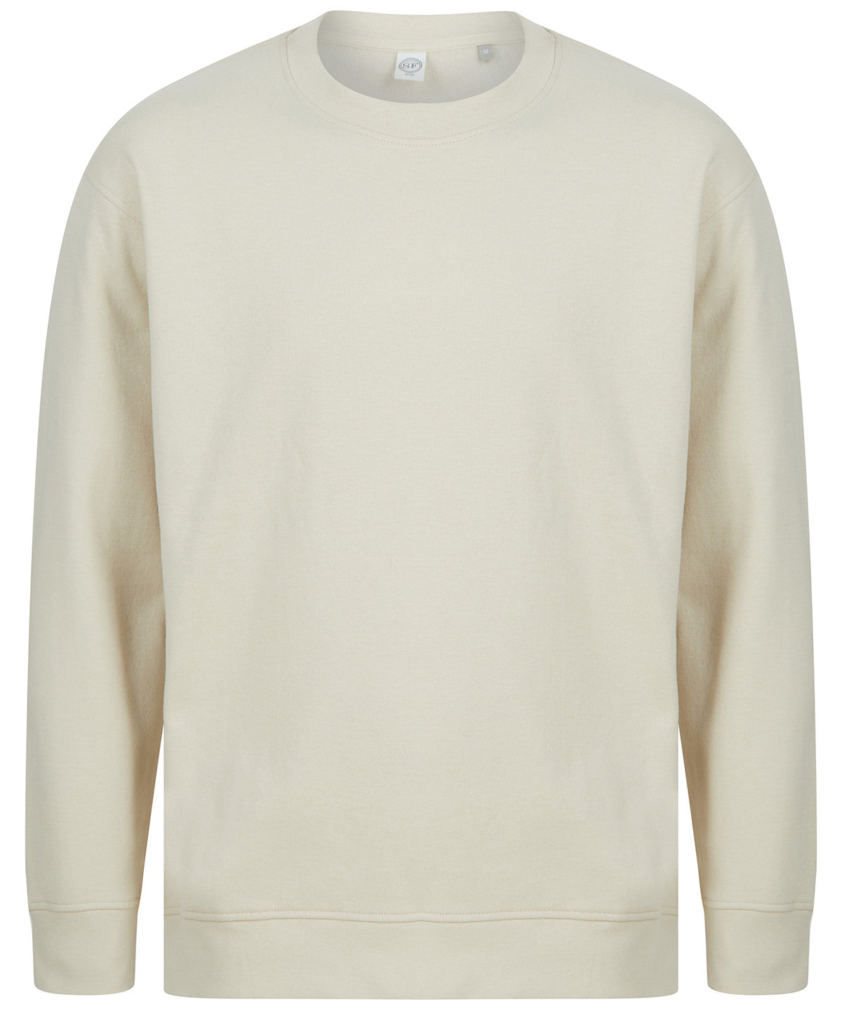 Tryck din logga på Sweatshirts från SF - Anpassa SF Unisex - Sweatshirt i färgen Naturligt för företag, föreningar och privatpersoner