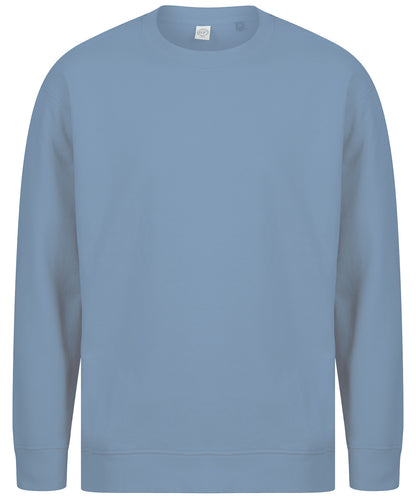 Tryck din logga på Sweatshirts från SF - Anpassa SF Unisex - Sweatshirt i färgen Mellanblå för företag, föreningar och privatpersoner