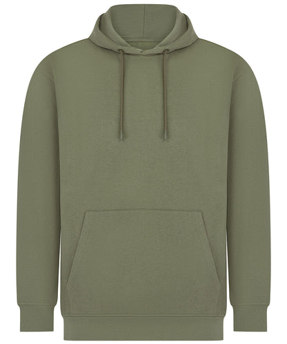 Tryck din logga på Hoodies från SF - Anpassa SF Unisex - Luvtröja med Hållbart Mode i färgen Khaki för företag, föreningar och privatpersoner