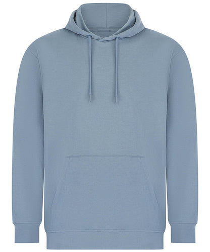 Tryck din logga på Hoodies från SF - Anpassa SF Unisex - Luvtröja med Hållbart Mode i färgen Mellanblå för företag, föreningar och privatpersoner