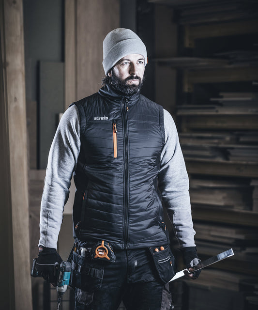 Tryck din logga på Termovästar från Scruffs - Anpassa Trade bodywarmer i färgen för företag, föreningar och privatpersoner
