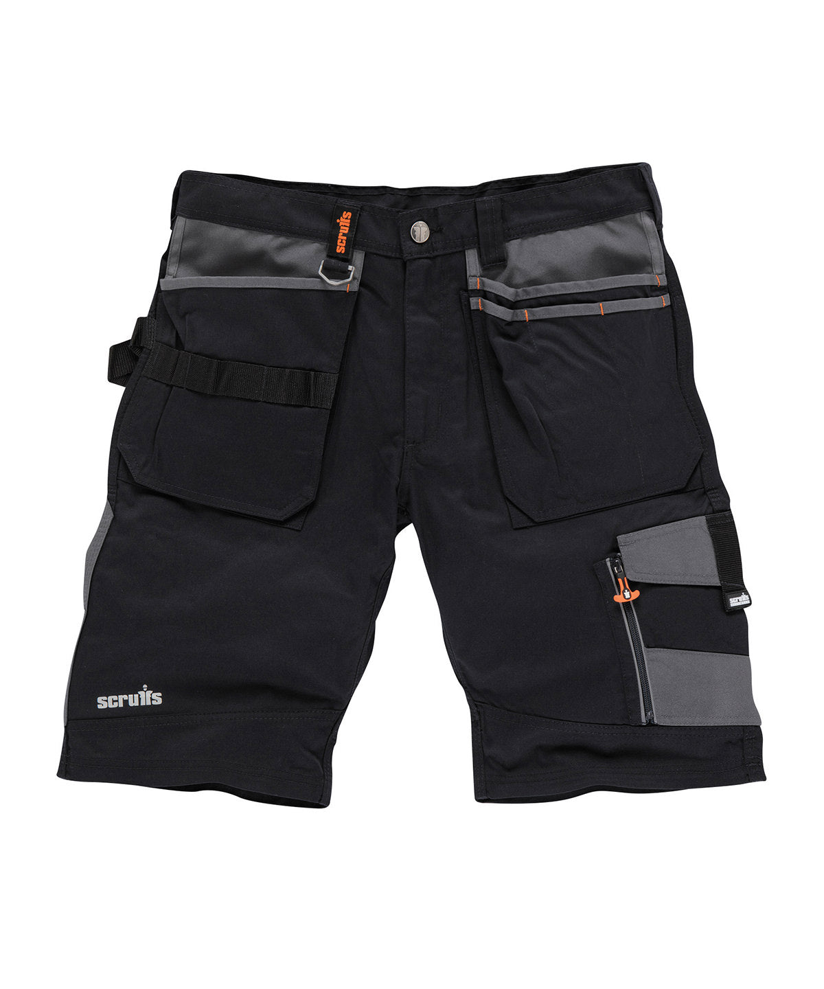 Tryck din logga på Shorts från Scruffs - Anpassa Byta shorts i färgen Svart för företag, föreningar och privatpersoner