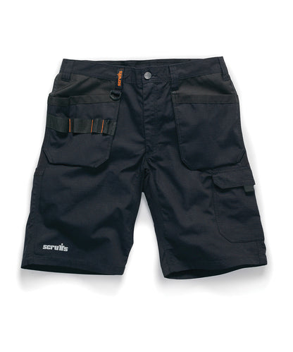 Tryck din logga på Shorts från Scruffs - Anpassa Trade Flex hölster shorts i färgen Svart för företag, föreningar och privatpersoner