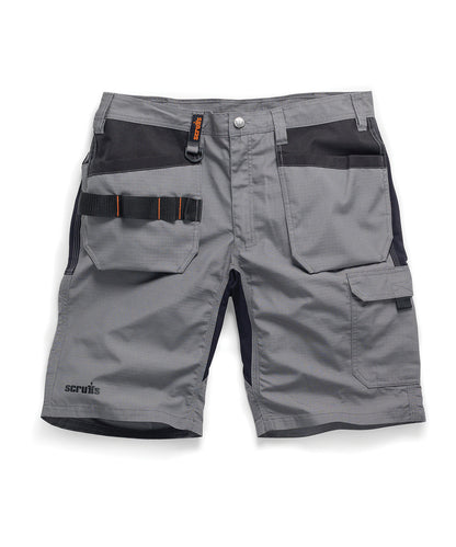 Tryck din logga på Shorts från Scruffs - Anpassa Trade Flex hölster shorts i färgen Mörkgrå för företag, föreningar och privatpersoner