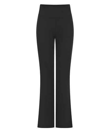 Tryck din logga på Leggings från SF - Anpassa Dam utsvängda leggings i färgen Svart för företag, föreningar och privatpersoner