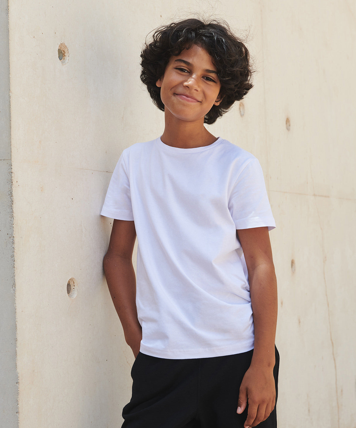 Tryck din logga på T-shirts från SF - Anpassa Feel Good Stretch T-shirt - Barn i färgen för företag, föreningar och privatpersoner