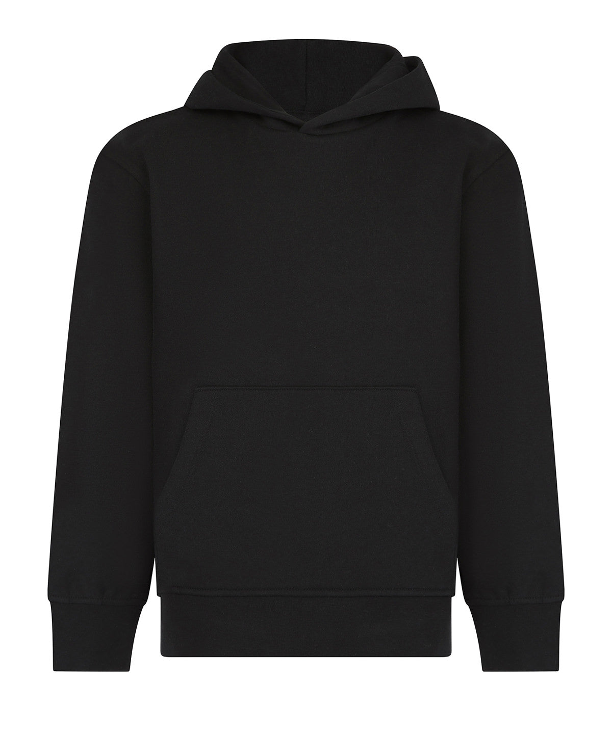 Tryck din logga på Hoodies från SF - Anpassa SF Barn - Luvtröja med Hållbart Mode i färgen Svart för företag, föreningar och privatpersoner
