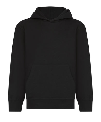 Tryck din logga på Hoodies från SF - Anpassa SF Barn - Luvtröja med Hållbart Mode i färgen Svart för företag, föreningar och privatpersoner