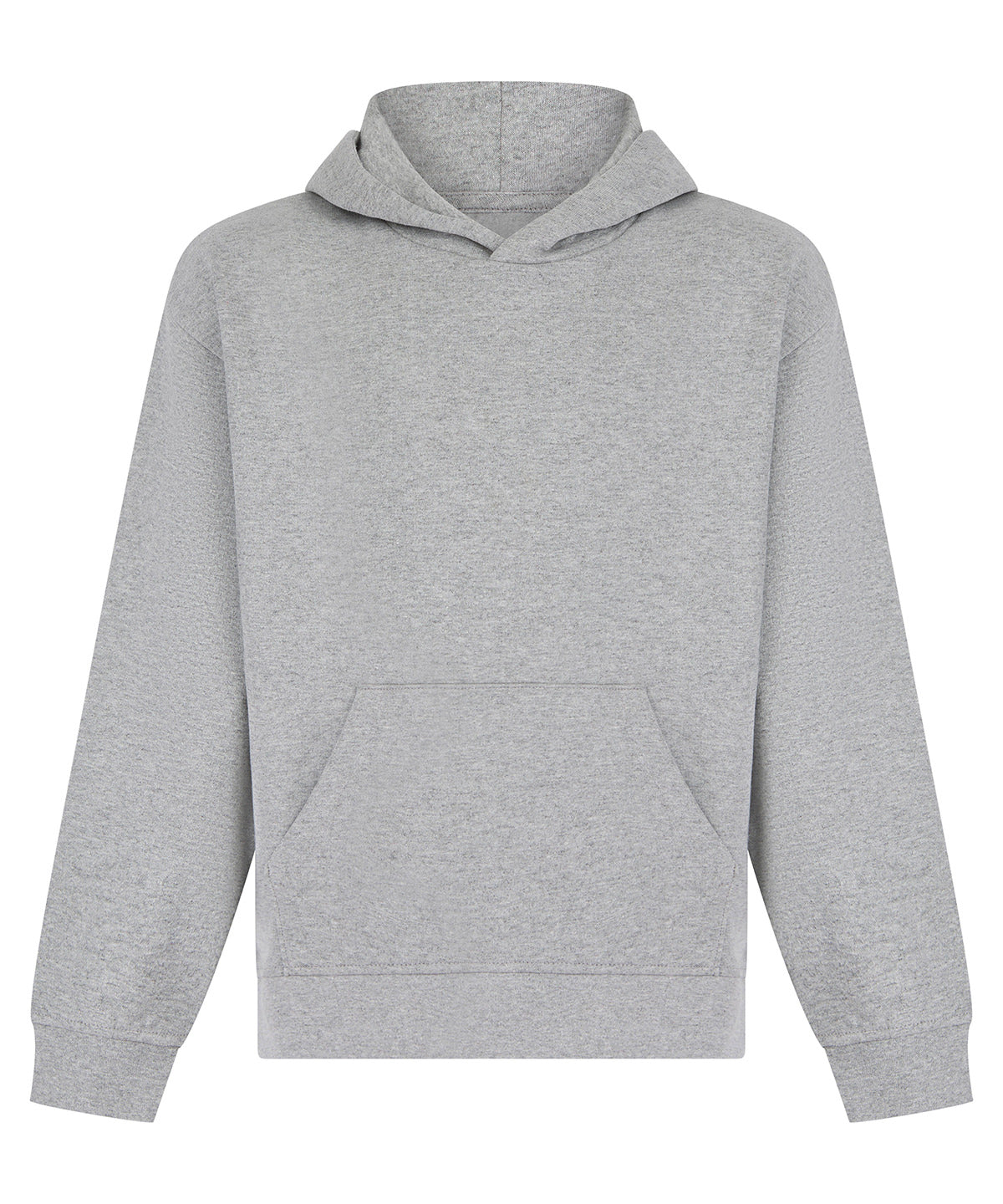 Tryck din logga på Hoodies från SF - Anpassa SF Barn - Luvtröja med Hållbart Mode i färgen Ljunggrå för företag, föreningar och privatpersoner
