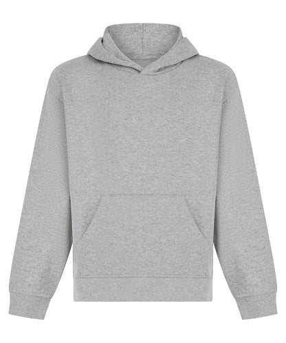 Tryck din logga på Hoodies från SF - Anpassa SF Barn - Luvtröja med Hållbart Mode i färgen Ljunggrå för företag, föreningar och privatpersoner