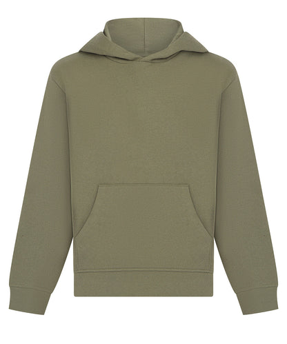 Tryck din logga på Hoodies från SF - Anpassa SF Barn - Luvtröja med Hållbart Mode i färgen Khaki för företag, föreningar och privatpersoner