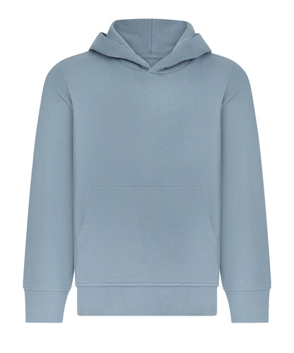 Tryck din logga på Hoodies från SF - Anpassa SF Barn - Luvtröja med Hållbart Mode i färgen Ljusblå för företag, föreningar och privatpersoner