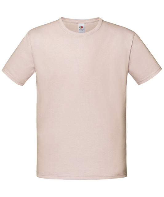 Tryck din logga på T-shirts från Fruit of the Loom - Anpassa Iconic 150 T-shirt - Barn i färgen Ljusrosa för företag, föreningar och privatpersoner
