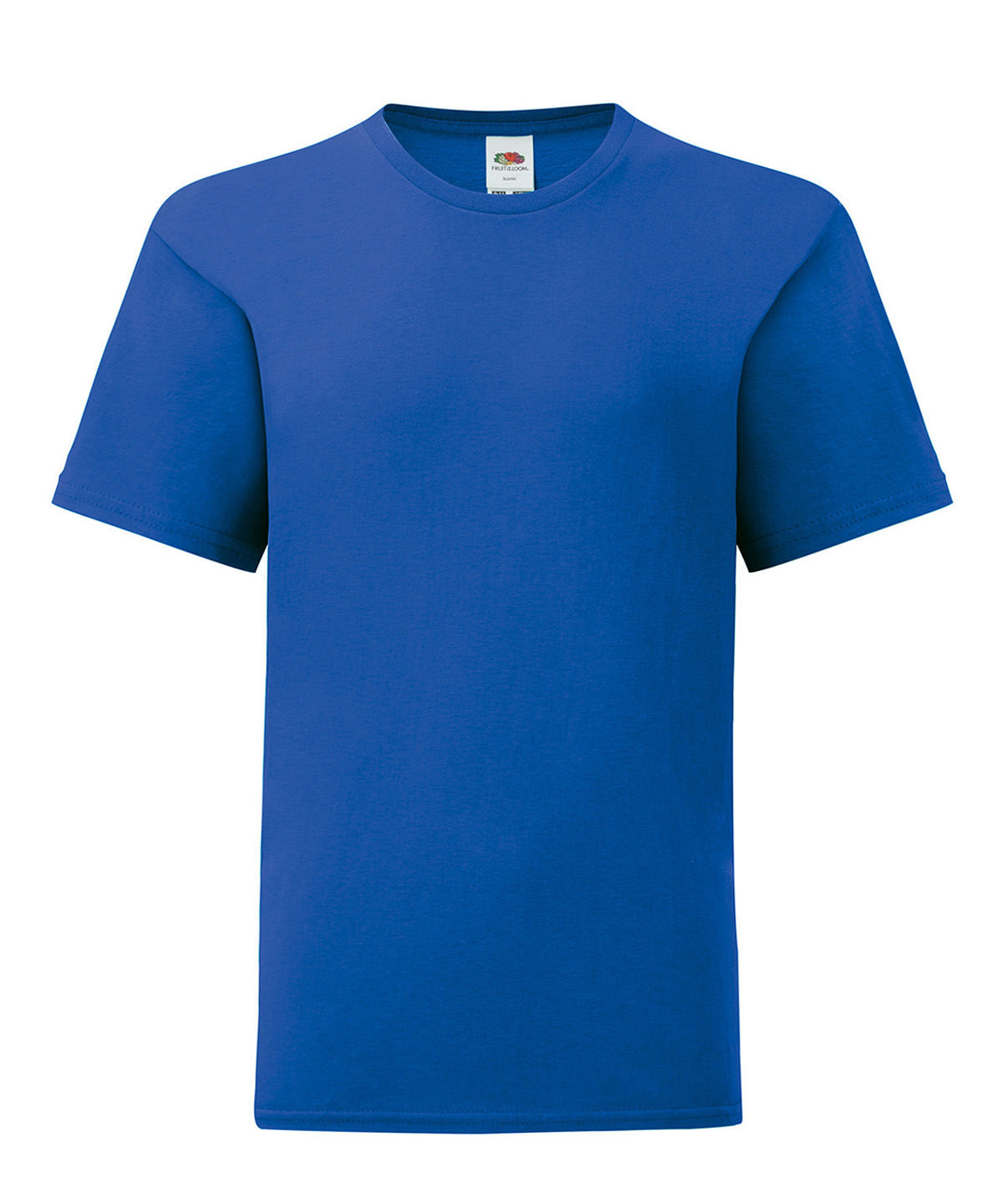 Tryck din logga på T-shirts från Fruit of the Loom - Anpassa Iconic 150 T-shirt - Barn i färgen Royal för företag, föreningar och privatpersoner