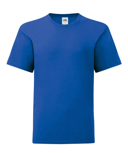Tryck din logga på T-shirts från Fruit of the Loom - Anpassa Iconic 150 T-shirt - Barn i färgen Royal för företag, föreningar och privatpersoner
