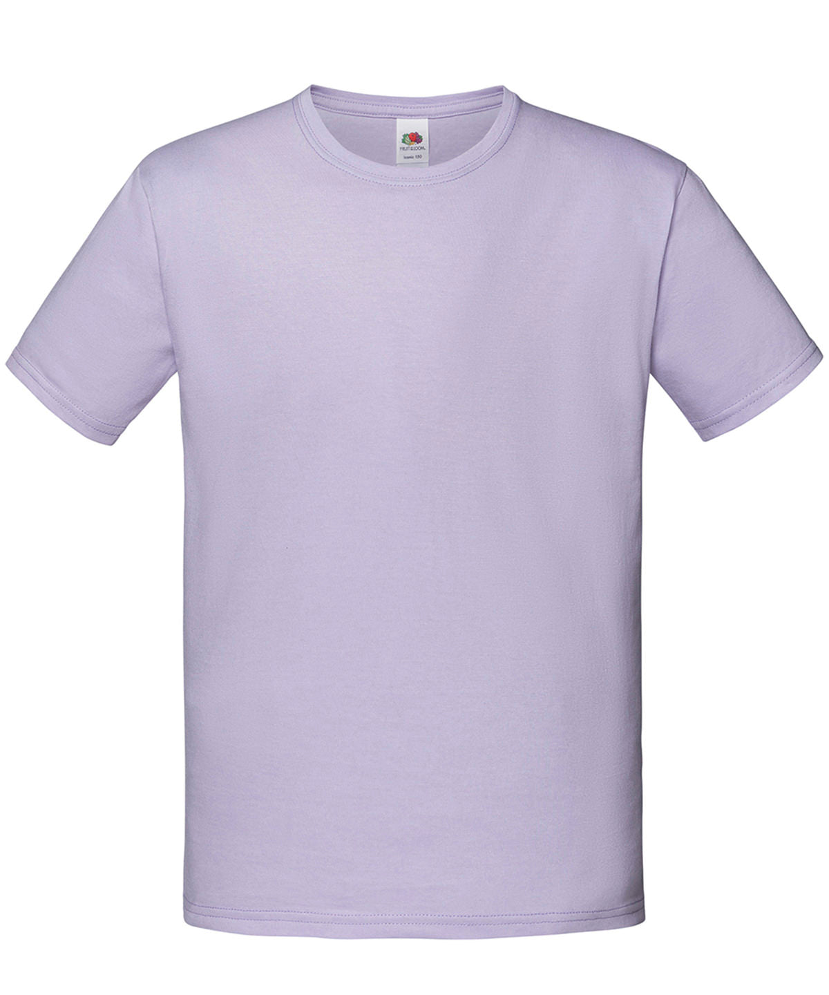Tryck din logga på T-shirts från Fruit of the Loom - Anpassa Iconic 150 T-shirt - Barn i färgen Ljus lila för företag, föreningar och privatpersoner