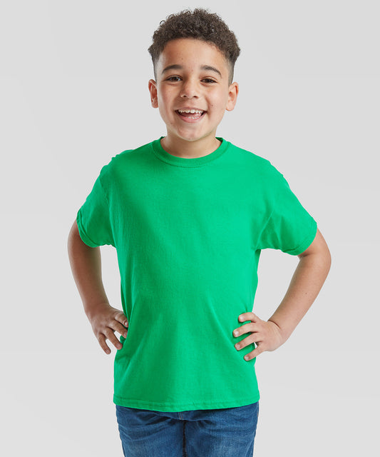 Tryck din logga på T-shirts från Fruit of the Loom - Anpassa Original T-shirt – Barn i färgen för företag, föreningar och privatpersoner