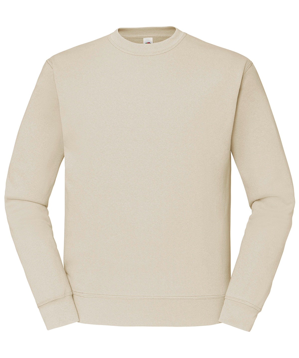 Tryck din logga på Sweatshirts från Fruit of the Loom - Anpassa Fruit Of The Loom - Klassisk 80/20-sweatshirt med set-in i färgen Naturligt för företag, föreningar och privatpersoner