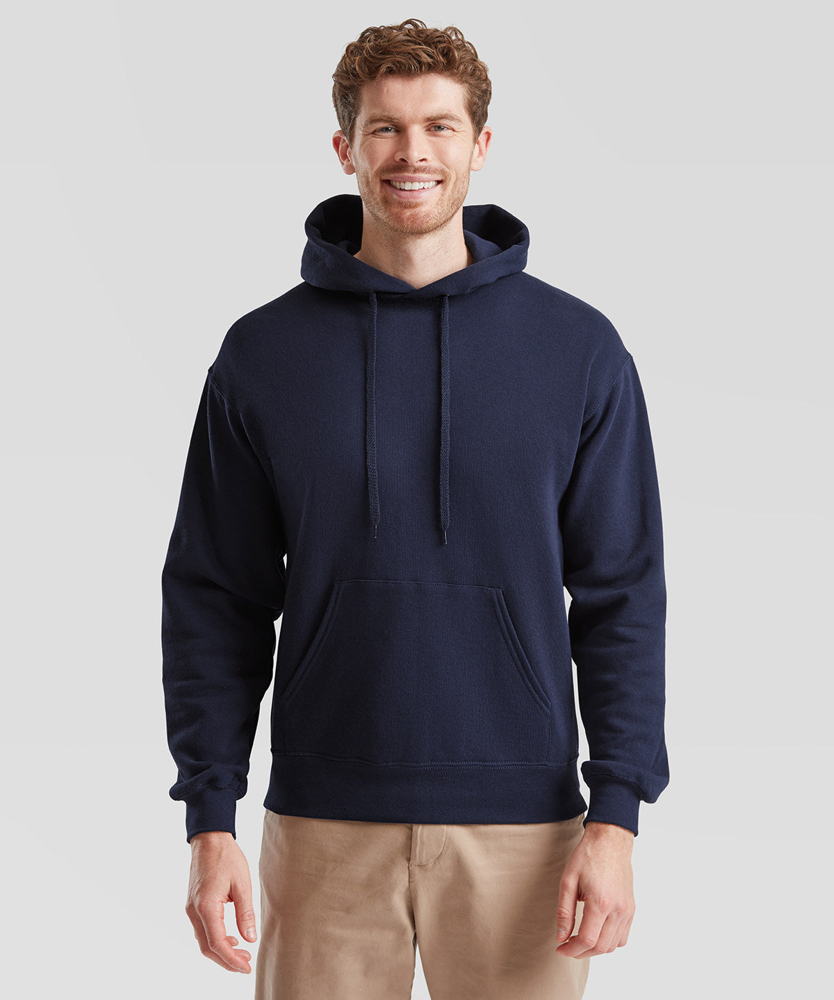 Tryck din logga på Hoodies från Fruit of the Loom - Anpassa Fruit Of The Loom - Klassisk 80/20 sweatshirt med huva i färgen för företag, föreningar och privatpersoner