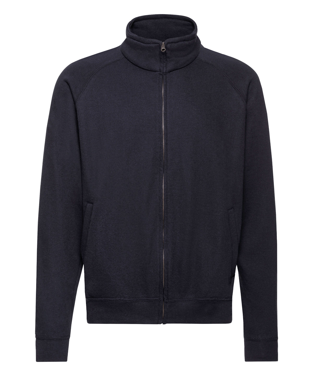Tryck din logga på Sweatshirts från Fruit of the Loom - Anpassa Fruit Of The Loom - Klassisk 80/20 sweatshirt tröja i färgen Marinblå för företag, föreningar och privatpersoner