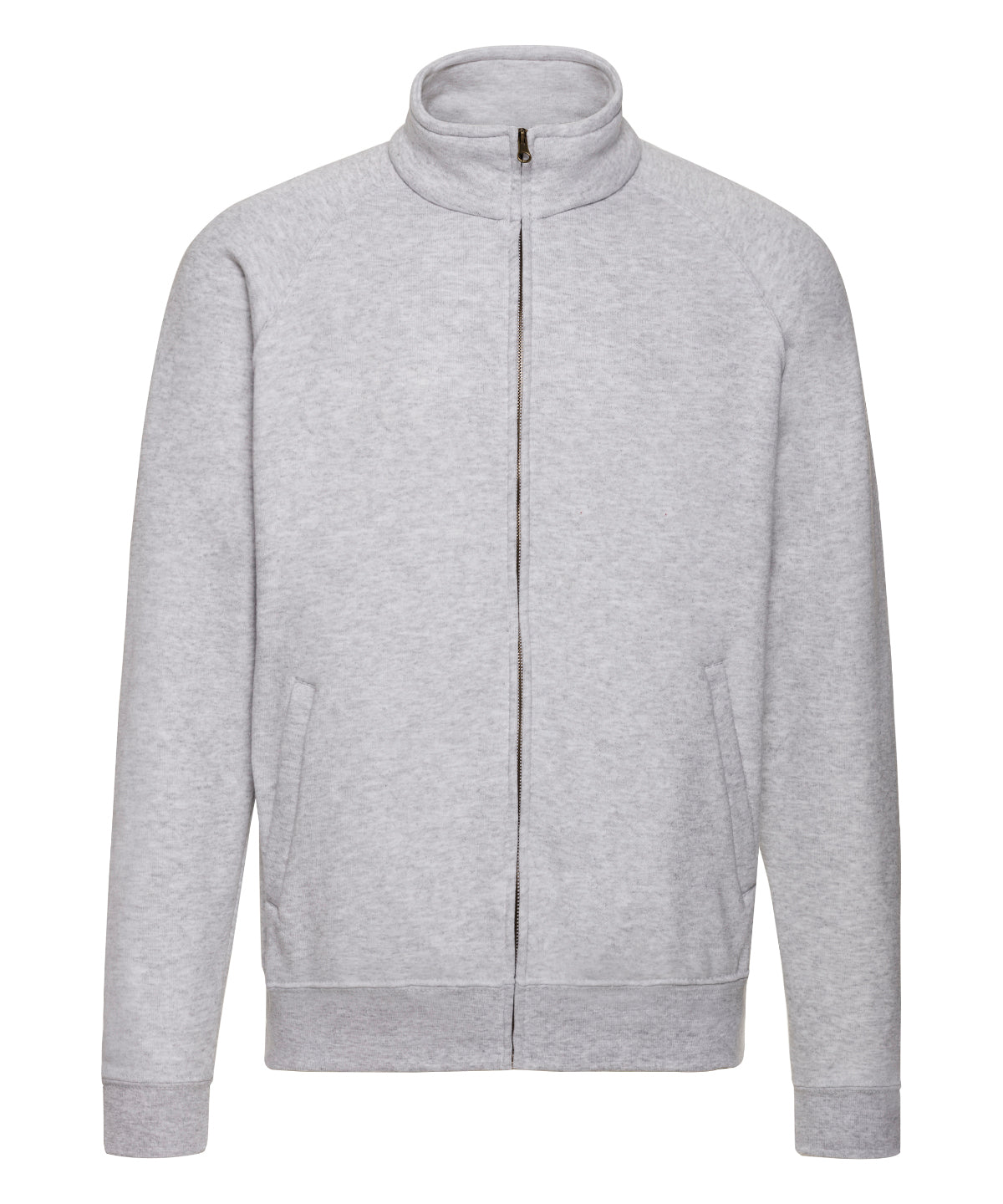 Tryck din logga på Sweatshirts från Fruit of the Loom - Anpassa Fruit Of The Loom - Klassisk 80/20 sweatshirt tröja i färgen Ljunggrå för företag, föreningar och privatpersoner