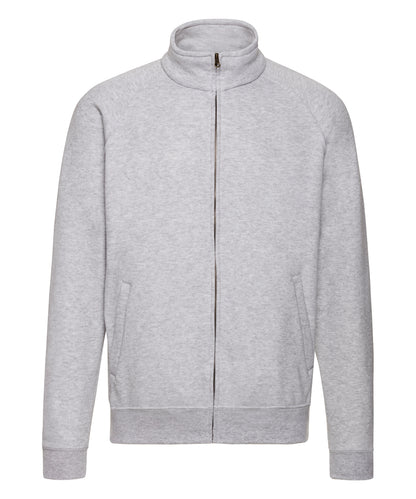 Tryck din logga på Sweatshirts från Fruit of the Loom - Anpassa Fruit Of The Loom - Klassisk 80/20 sweatshirt tröja i färgen Ljunggrå för företag, föreningar och privatpersoner