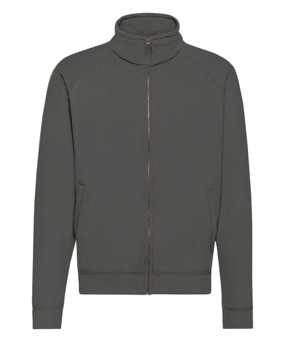 Tryck din logga på Sweatshirts från Fruit of the Loom - Anpassa Fruit Of The Loom - Klassisk 80/20 sweatshirt tröja i färgen Mörkgrå för företag, föreningar och privatpersoner