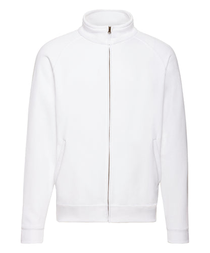 Tryck din logga på Sweatshirts från Fruit of the Loom - Anpassa Fruit Of The Loom - Klassisk 80/20 sweatshirt tröja i färgen Vit för företag, föreningar och privatpersoner