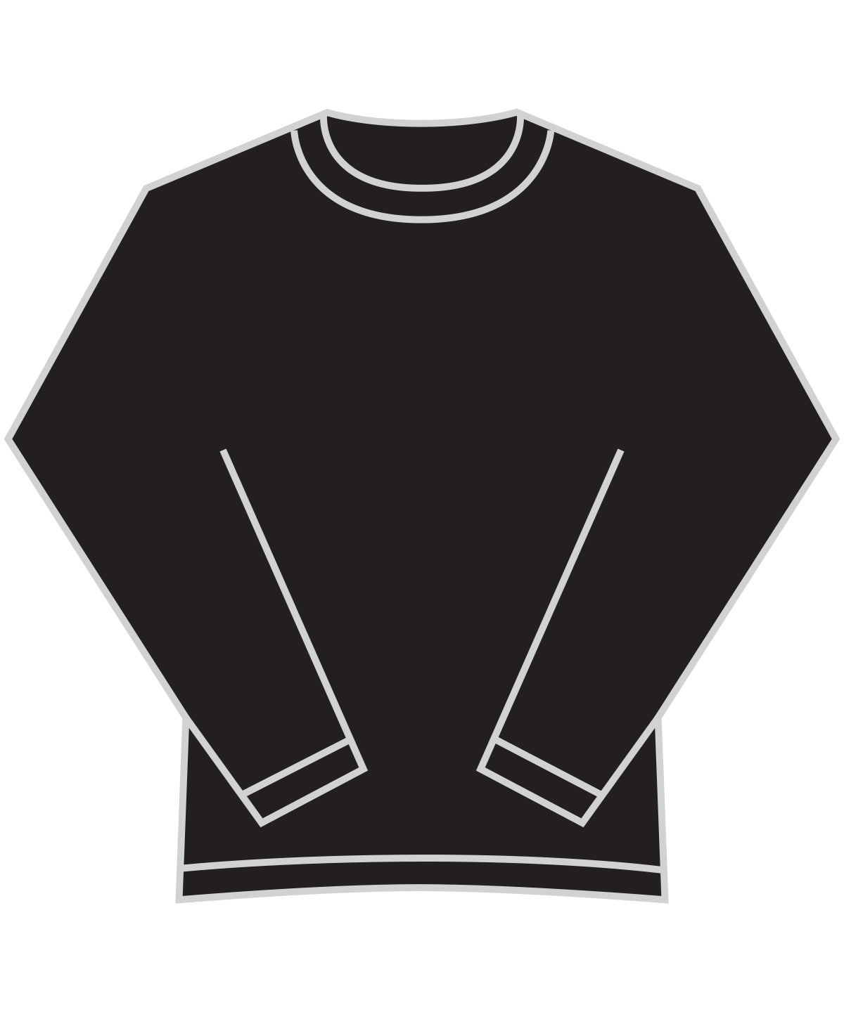 Tryck din logga på Sweatshirts från Fruit of the Loom - Anpassa Fruit Of The Loom - Sweatshirt/Supercotton i färgen Svart för företag, föreningar och privatpersoner