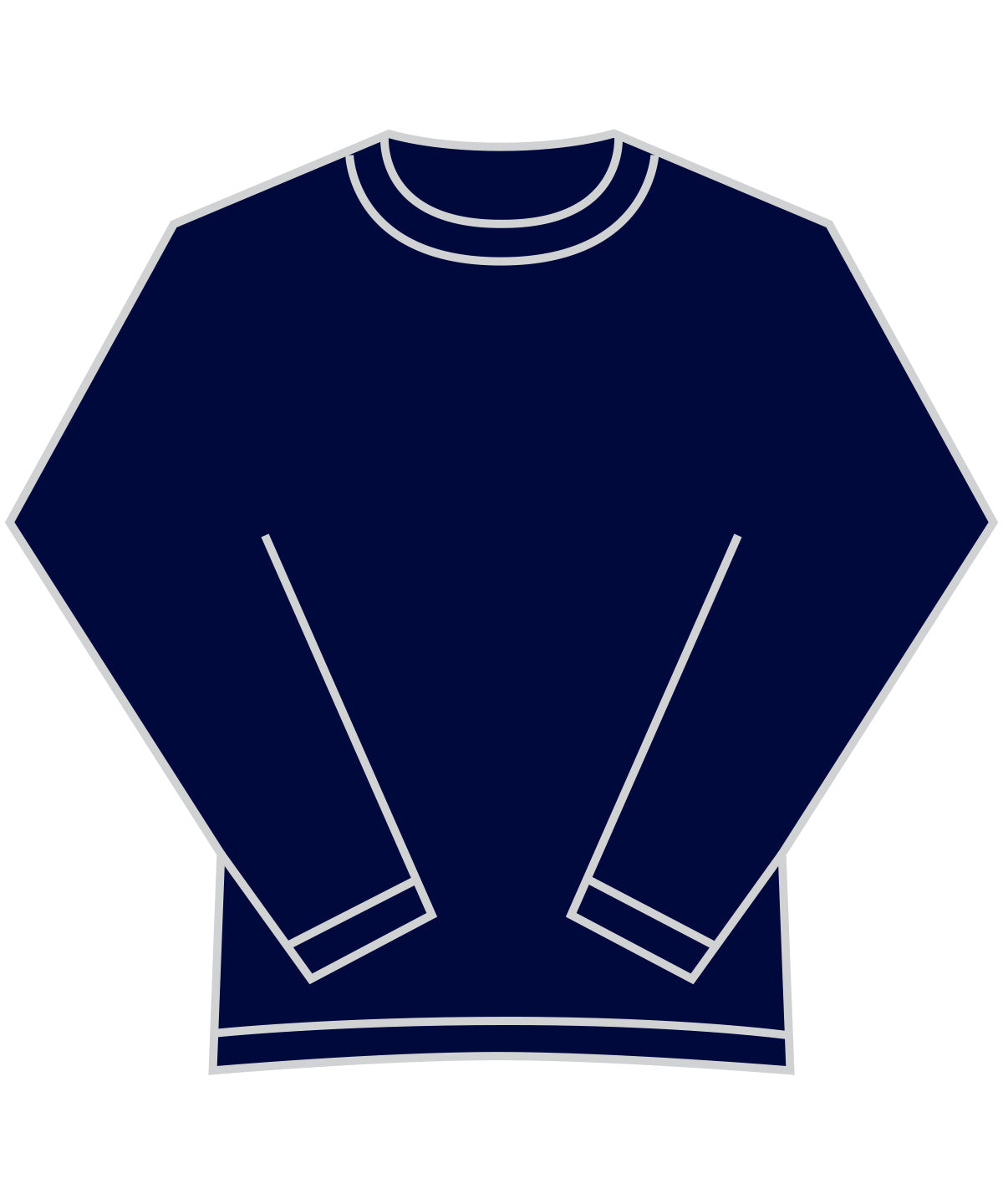 Tryck din logga på Sweatshirts från Fruit of the Loom - Anpassa Fruit Of The Loom - Sweatshirt/Supercotton i färgen Marinblå för företag, föreningar och privatpersoner