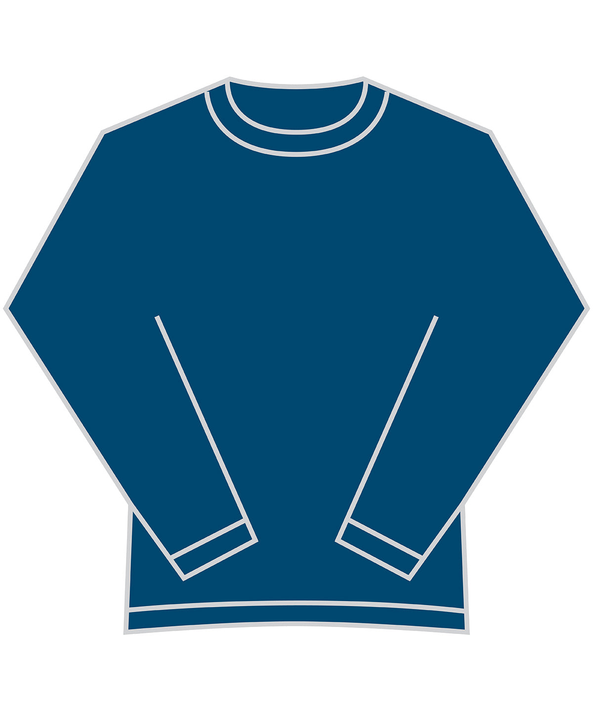 Tryck din logga på Sweatshirts från Fruit of the Loom - Anpassa Fruit Of The Loom - Sweatshirt/Supercotton i färgen Mörkblå för företag, föreningar och privatpersoner