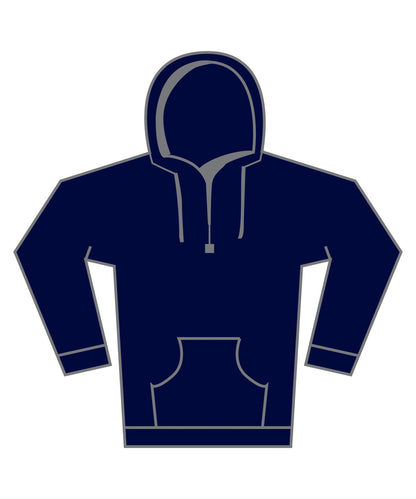 Tryck din logga på Hoodies från Fruit of the Loom - Anpassa Fruit Of The Loom - Supercotton Hoodie i färgen Marinblå för företag, föreningar och privatpersoner