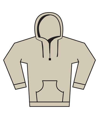 Tryck din logga på Hoodies från Fruit of the Loom - Anpassa Fruit Of The Loom - Supercotton Hoodie i färgen Naturligt för företag, föreningar och privatpersoner