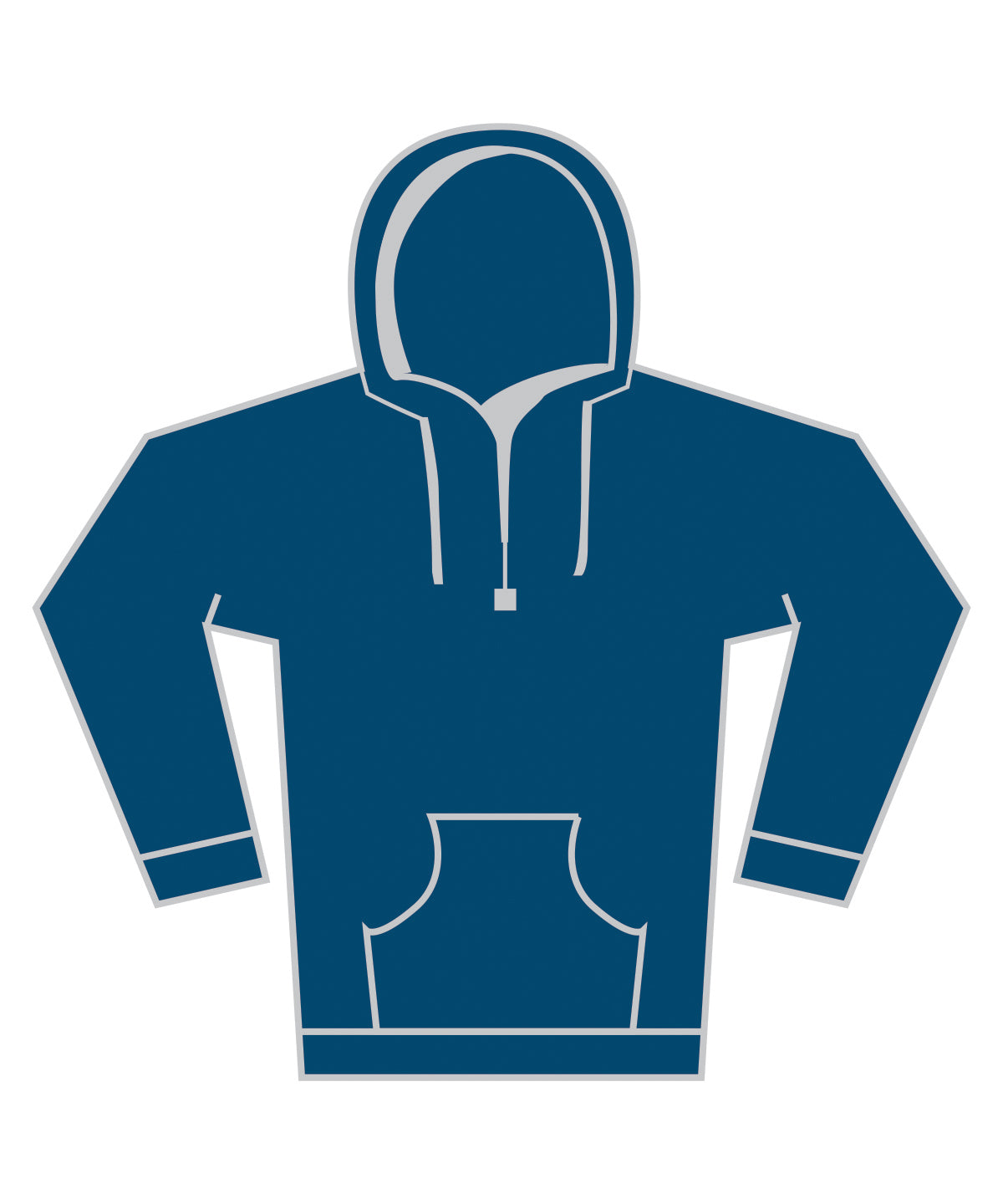 Tryck din logga på Hoodies från Fruit of the Loom - Anpassa Fruit Of The Loom - Supercotton Hoodie i färgen Mörkblå för företag, föreningar och privatpersoner